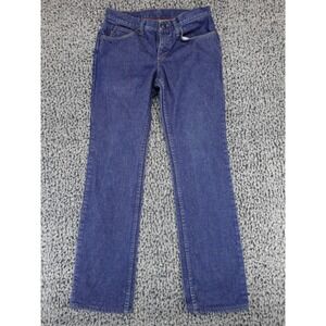 Bulwark CAT2 2112 Women Blue Denim Straight Leg Workwear Jeans Sz 6 Zip Fly